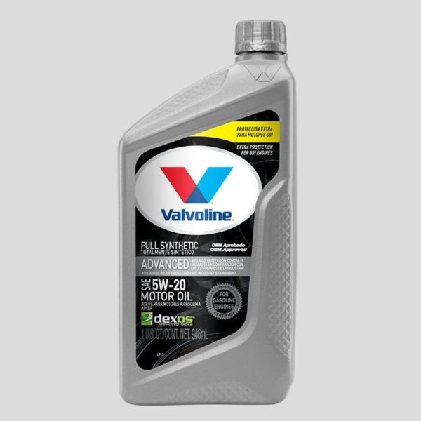 Lubricante Valvoline Advanced Full Synthetic 5W20 (6/.946 L)