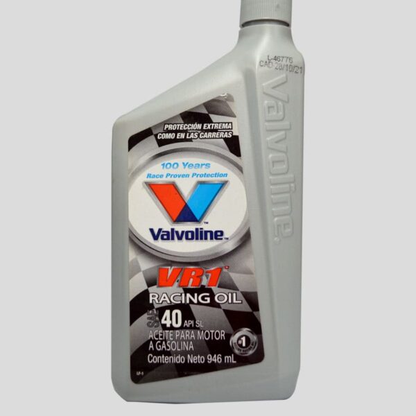 Lubricante Valvoline VR1 Racing SAE40 (Caja)
